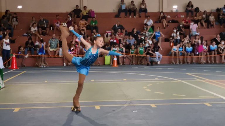 Exitosa competencia de patinaje