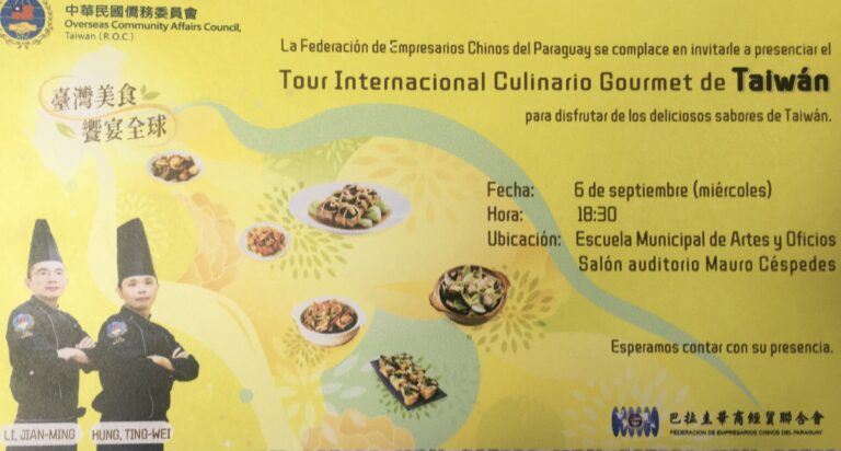 Tour culinario de Taiwán llega a Ciudad del Este