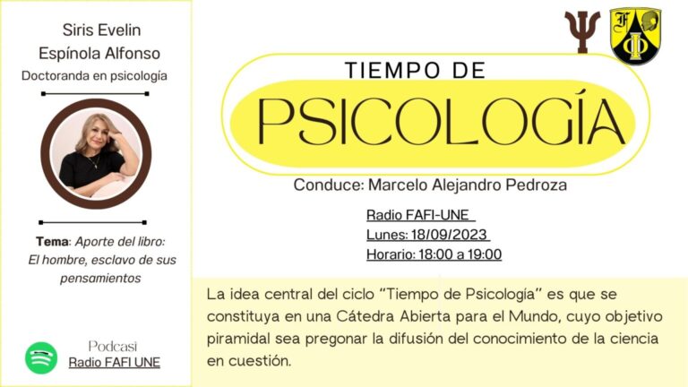 Tiempo de Psicología, propuesta radial por Radio FAFI-UNE