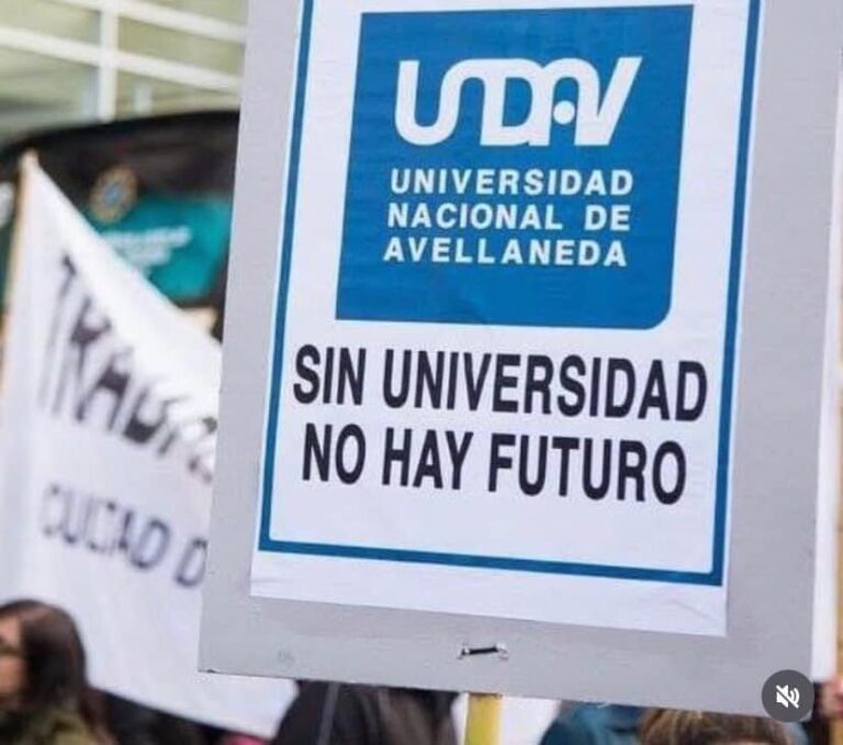 Multitudinaria marcha contra Milei