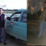 Agresivo funcionario de la ANDE orina en la calle