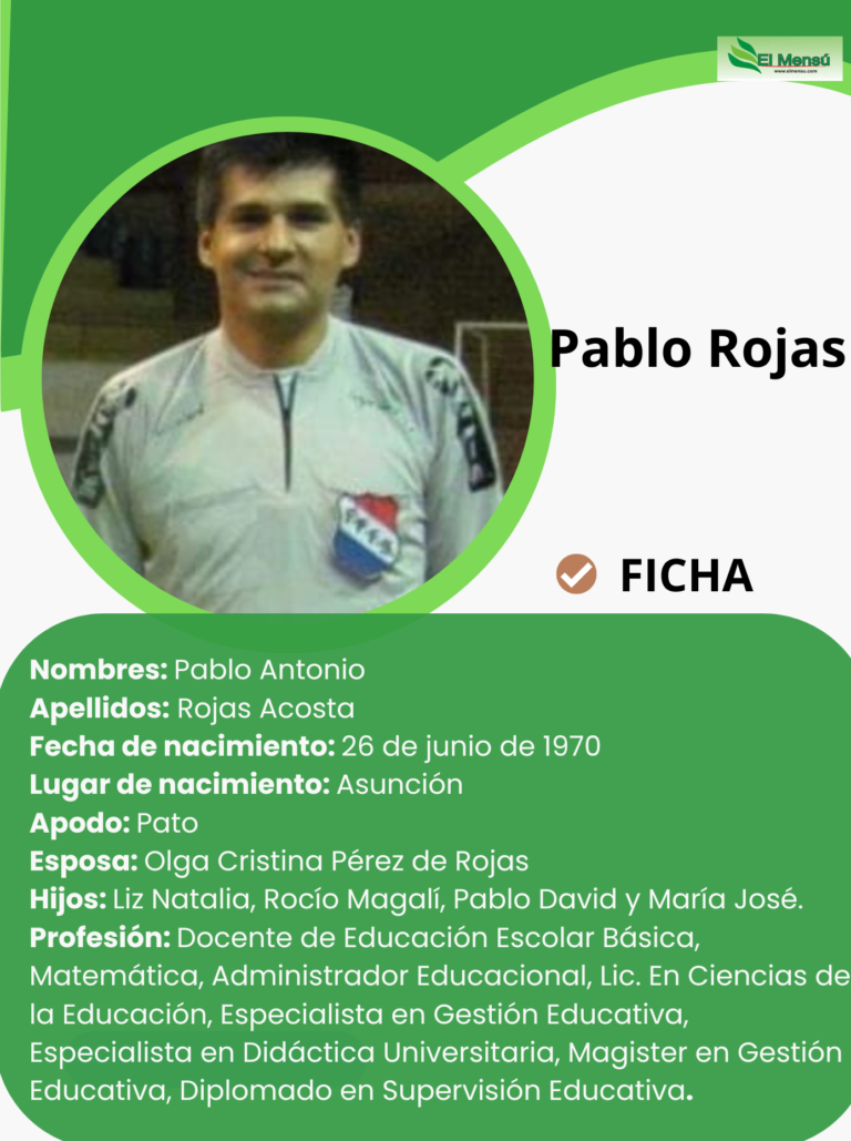 Pablo Rojas, personalidad y prolijidad