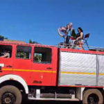 Así recibieron a la campeona