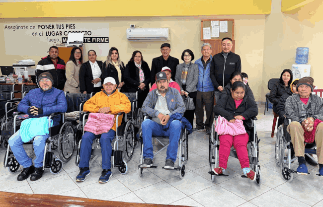 Donación taiwanesa en Hernandarias