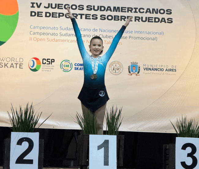 Samara Weimann gana oro en Brasil