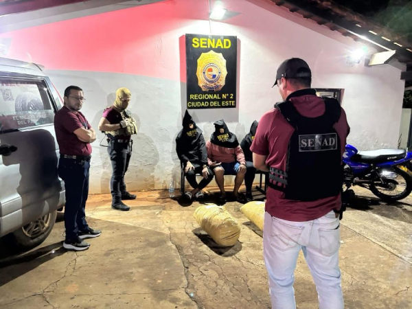 Procesan a tres personas por tener marihuana