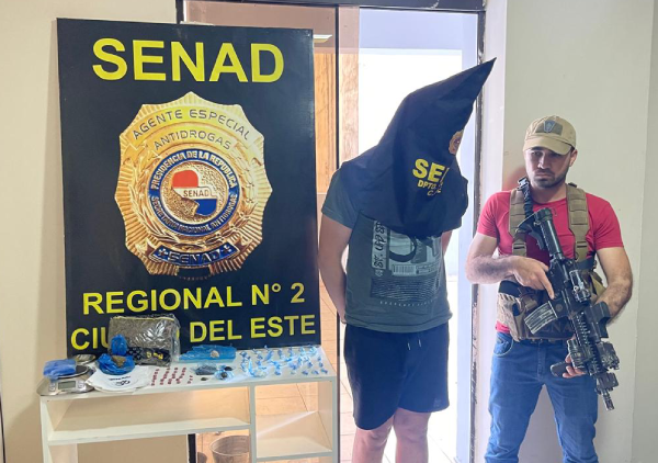 Procesan a profesor por tenencia de cocaína en Ciudad del Este