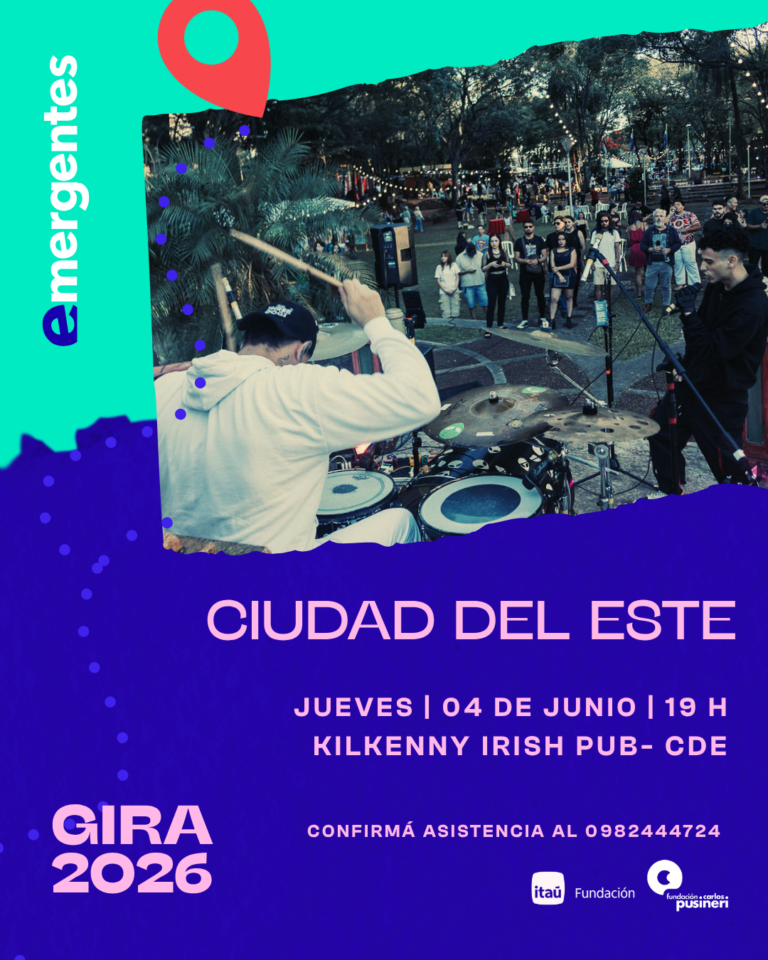 Emergentes llega a Ciudad del Este con encuentro abierto para artistas
